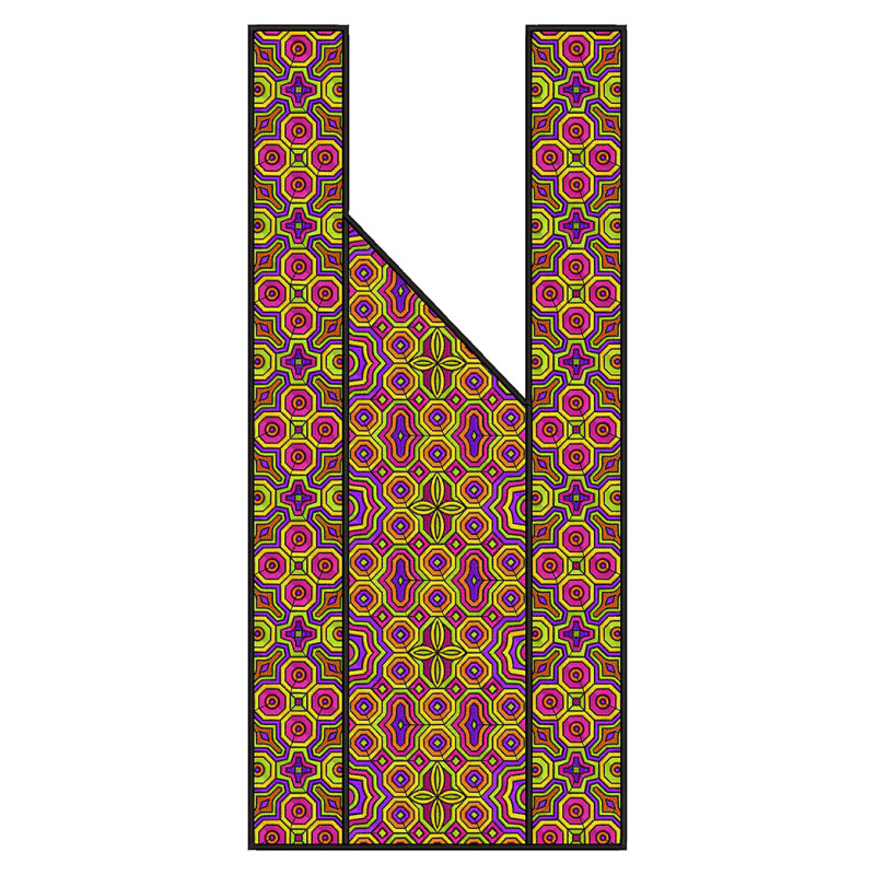 Agbada Embroidery Patch