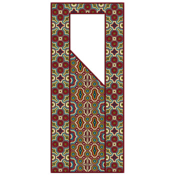 Agbada Neck Embroidery Pattern