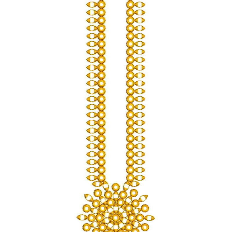 Barong Tagalog Embroidery Neck