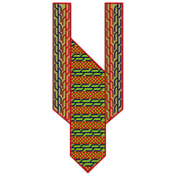 Jakan Agbada Design Embroidery