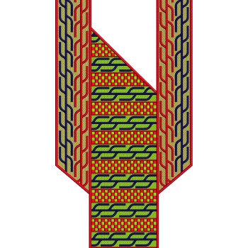 Jakan Agbada Design Embroidery