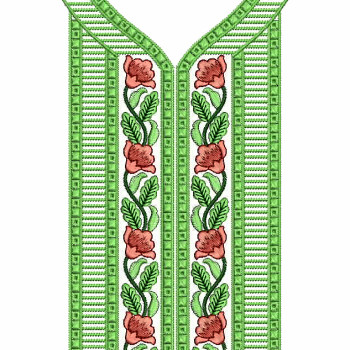 Vida Neck Embroidery Design