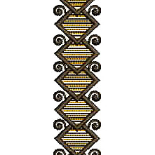 Long Dress Mens Neck Embroidery Design 25087