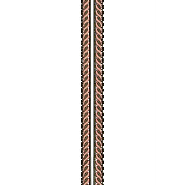 Long Mens Neck Embroidery Design 25079