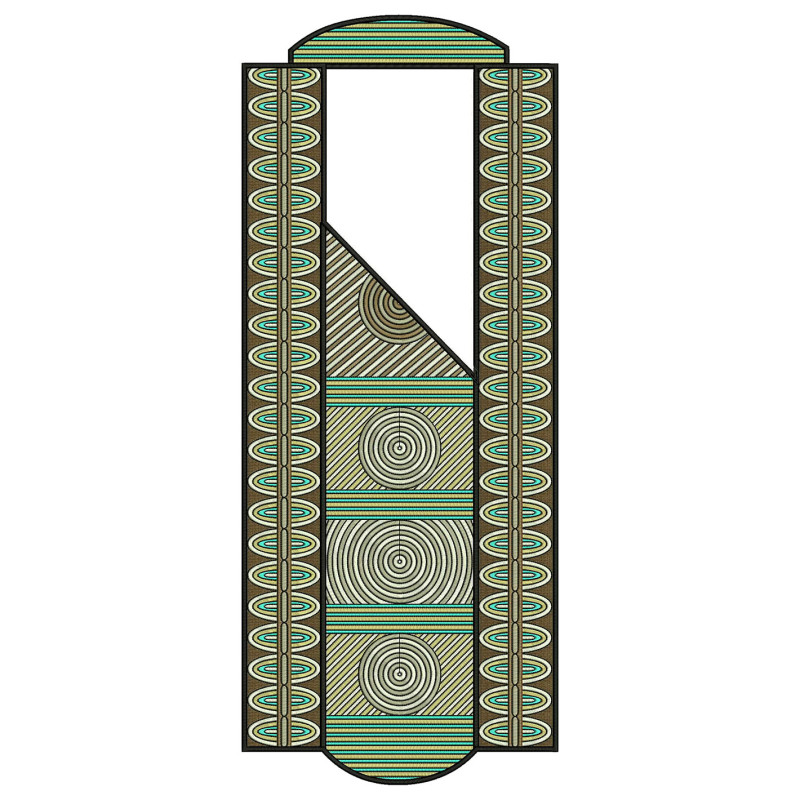 Male Agbada Embroidery Pattern