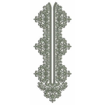 Mens Neck Embroidery Design 25683