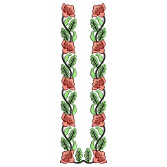 Mens Neck Placket Embroidery Designs 25573