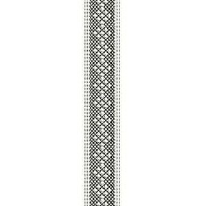 Moroccan Simple Border Mens Neck Embroidery Design 24718