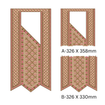 Nigerian Female Neck Embroidery Design