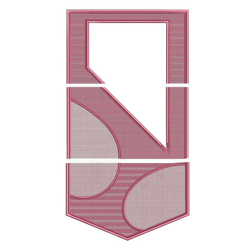 Pink Agbada Embroidery