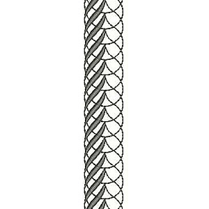 Stylish Chain Style Mens Neck Embroidery Design 24732