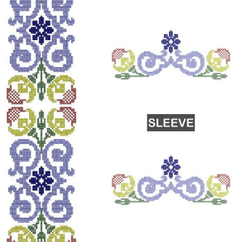 Traditional Ukrainian Mens Neck Embroidery 25686