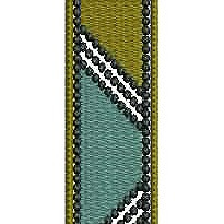Unique Men's Neck Embroidery Design 25066