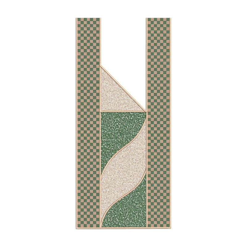 African Agabada Mens Neck Embroidery Design