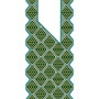 African Agbada Men's Neck Embroidery Design