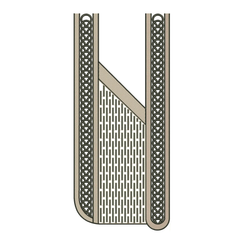 African Wedding Agbada Embroidery Design