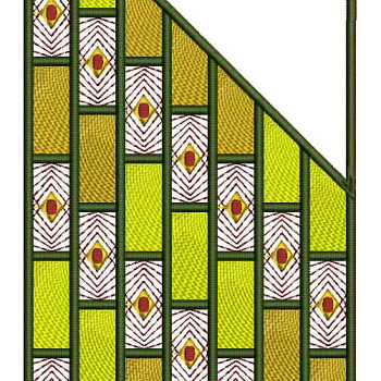 Agbada Embroidery Neck Designs