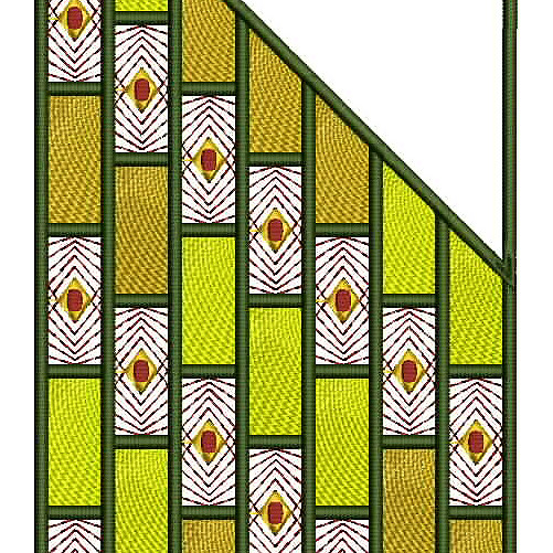 Agbada Embroidery Neck Designs