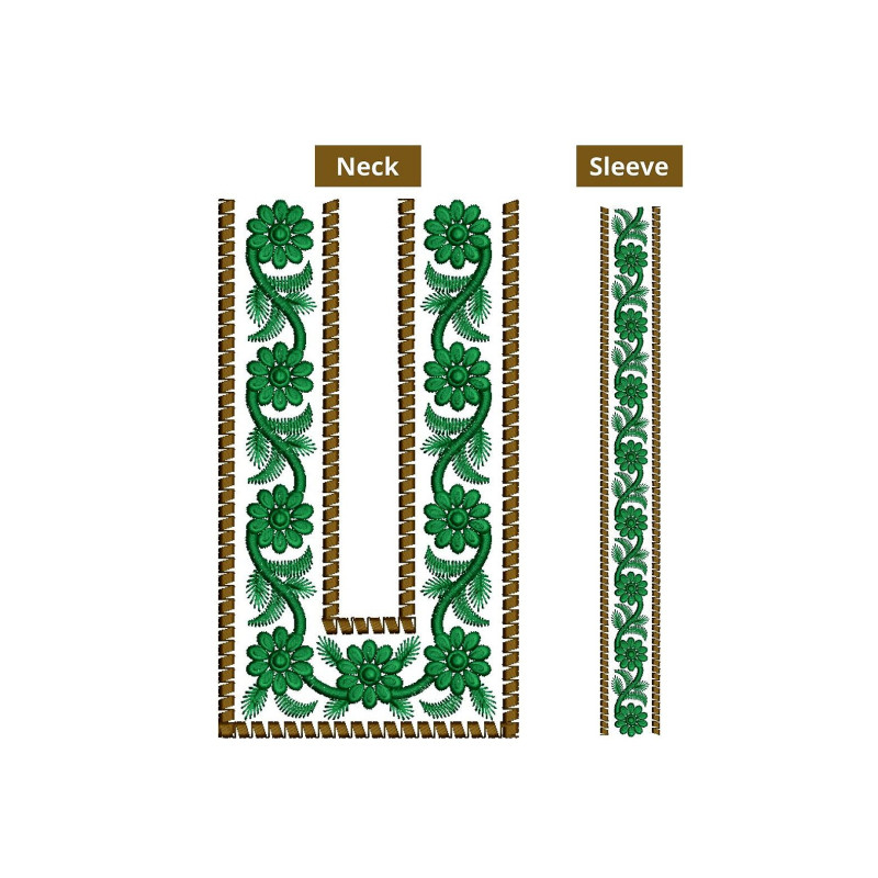 Best Mens Neck Embroidery Design 16417