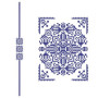 Bosnian Ethnic Cross-Stitch Embroidery Design