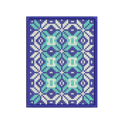 Cross Stitch Pattern Cloth Pocket Embroidery Design