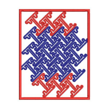 Medium European Geometric Pattern Embroidery