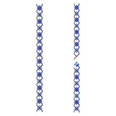 EmbDesignTube - Men's Premium Neck Embroidery Design (450mm x 25mm)