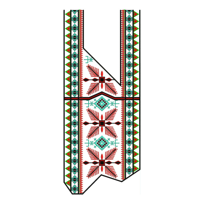 Nigerian Mens Neck Embroidery Design