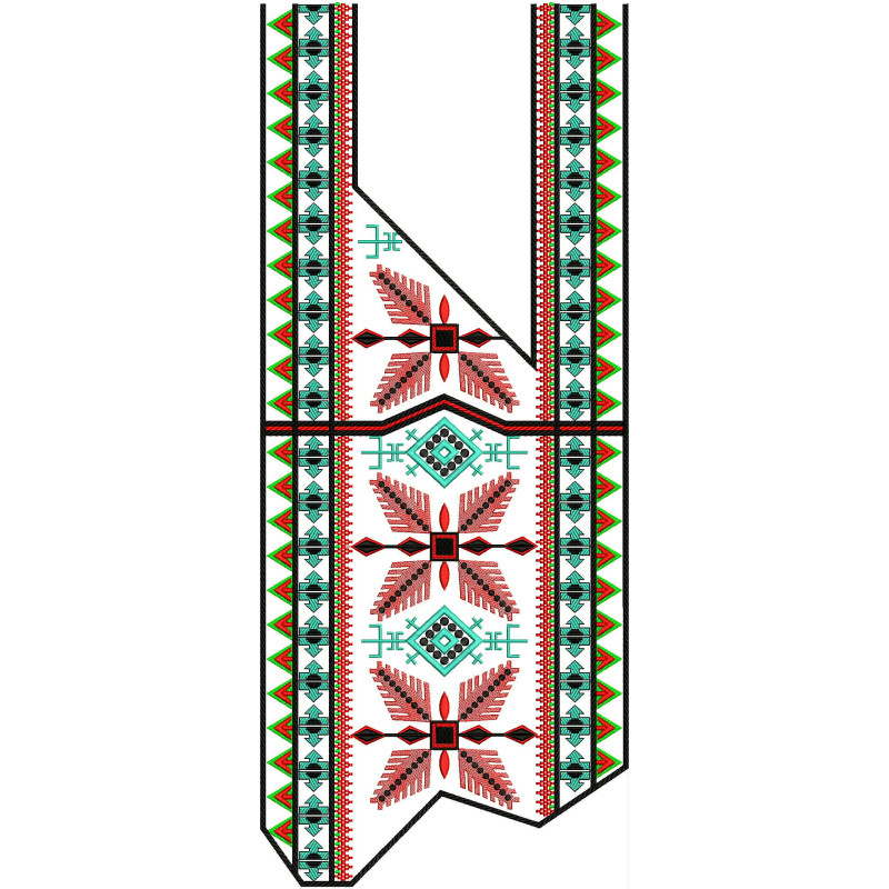 Nigerian Mens Neck Embroidery Design