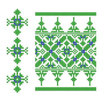 Small Ukrainian Neck Embroidery Design