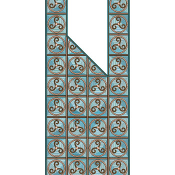 Traditional Agabada Mens Neck Embroidery