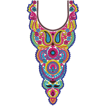 Lawn Dress Designer Neck Bridal Design