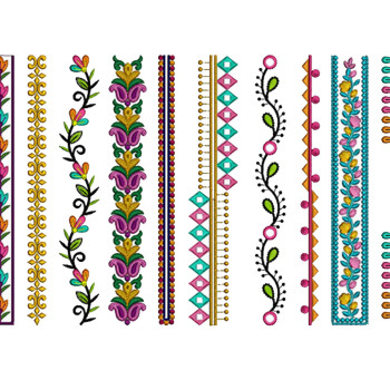 10 Simple Neck Embroidery Designs