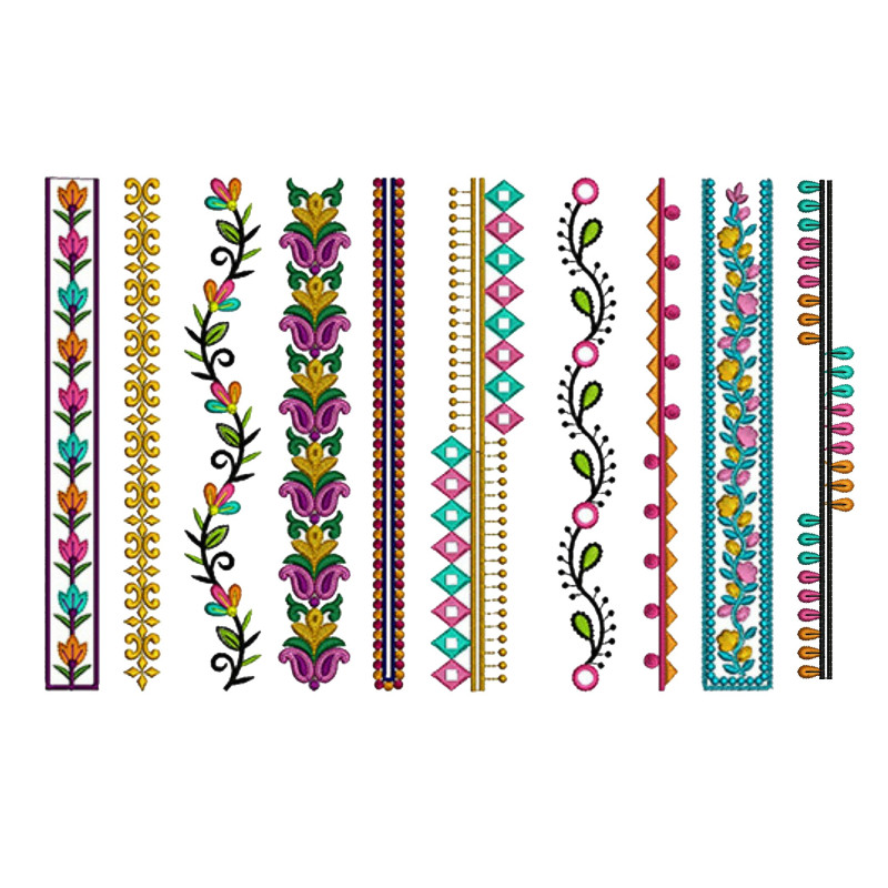 10 Simple Neck Embroidery Designs