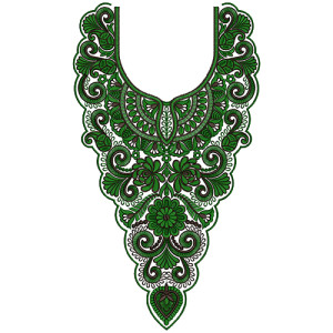 Neck Embroidery Design