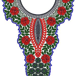 Neck Embroidery Design