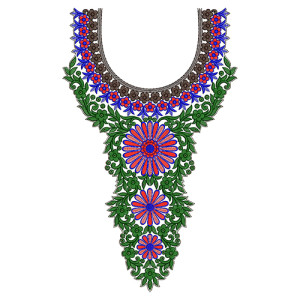 Neck Embroidery Design