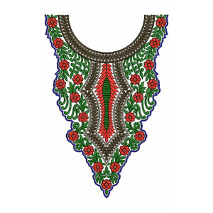 Neck Embroidery Design