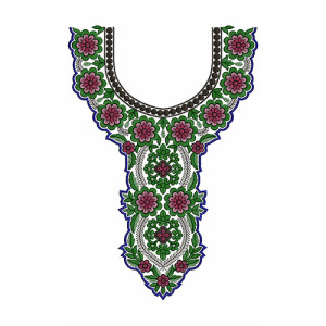Neck Embroidery Design