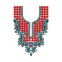 10018 Neck Embroidery Design