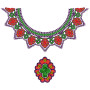10020 Neck Embroidery Design