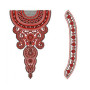 10023 Neck Embroidery Design