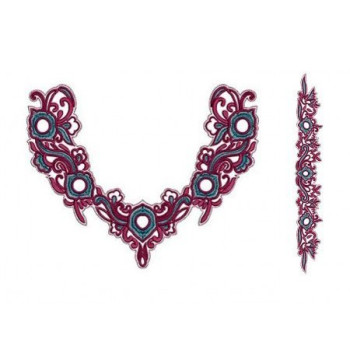 Neck Embroidery Design