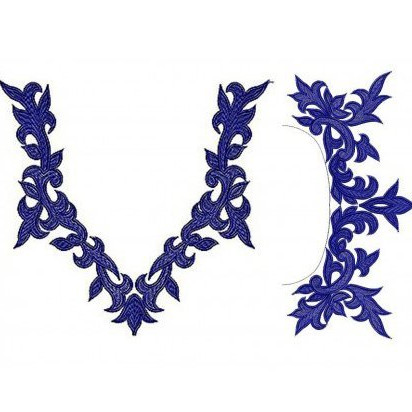 Neck Embroidery Design