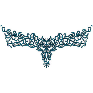 Neck Embroidery Design