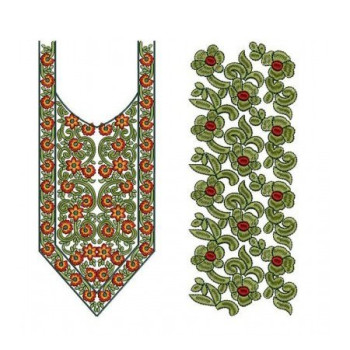 Neck Embroidery Design