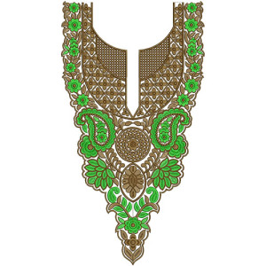 Neck Embroidery Design