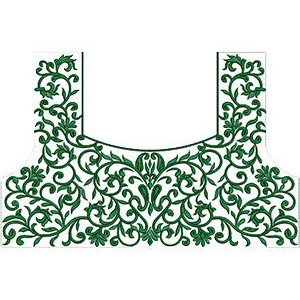 10036 Neck Embroidery Design