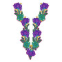 10095 Neck Embroidery Design