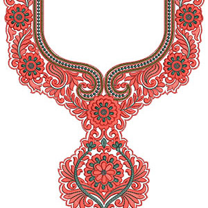 Neck Embroidery Design